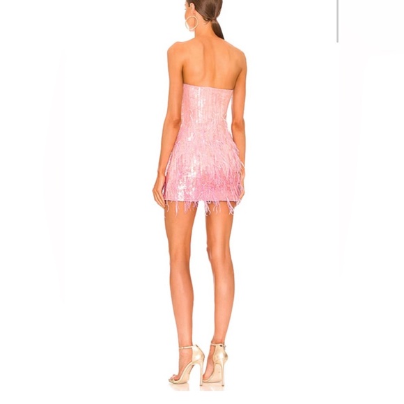 Retrofete Anastasia mini Dress in Bubblegum Pink - Picture 2 of 7